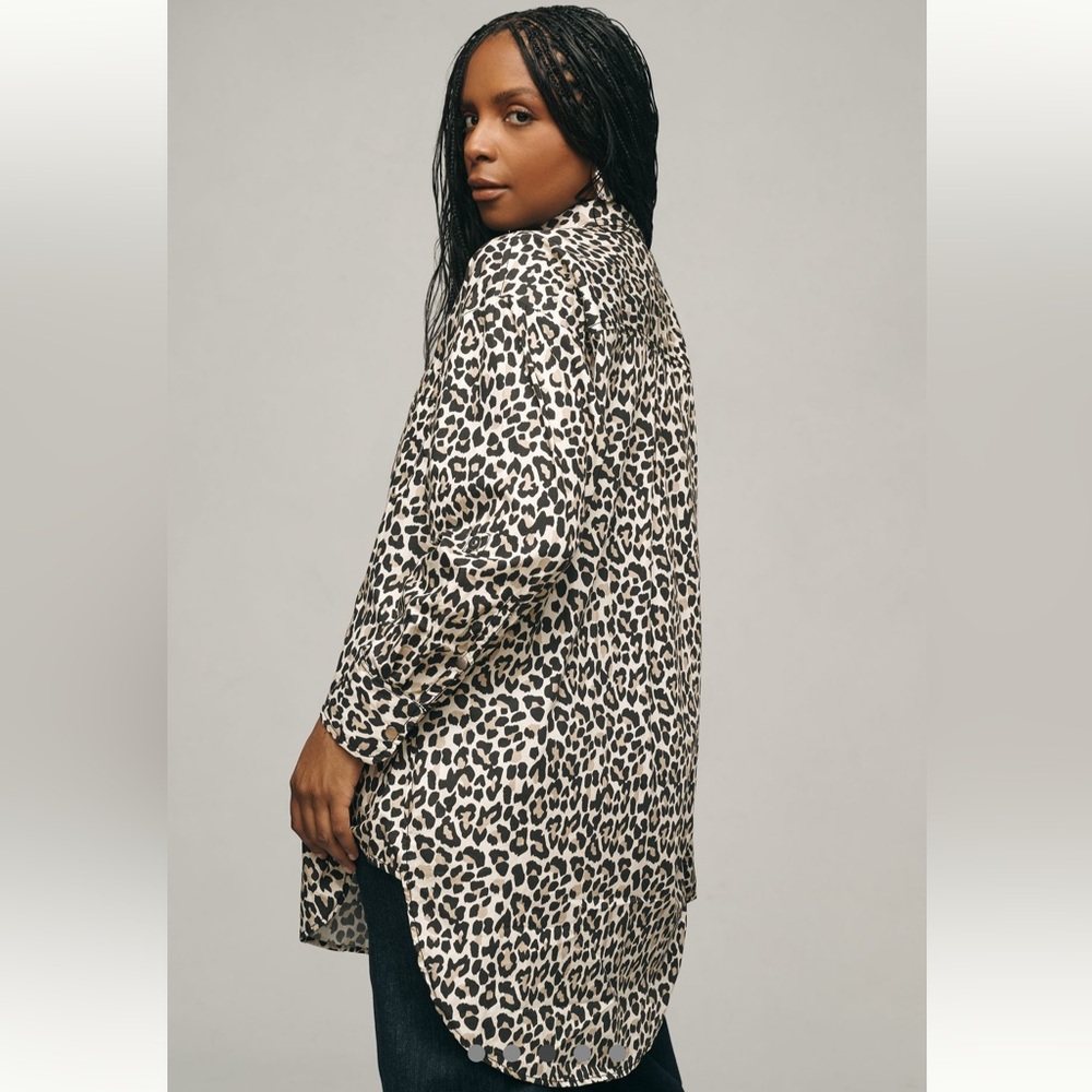 3X Anthropologie Leopard print shirt NWOT